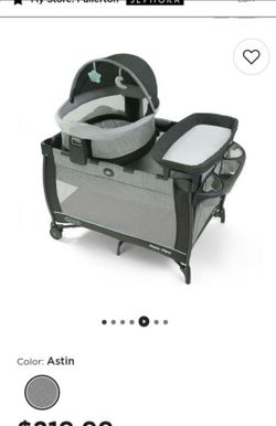 Pack and play with changingntable and bassinet