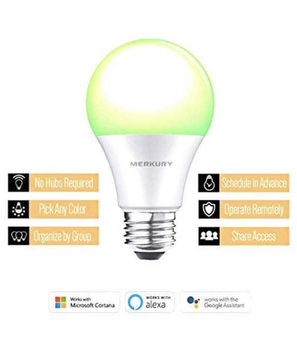 Merkury Smart Bulb Change Wifi - Merkury Innovations Smart WIFI LED