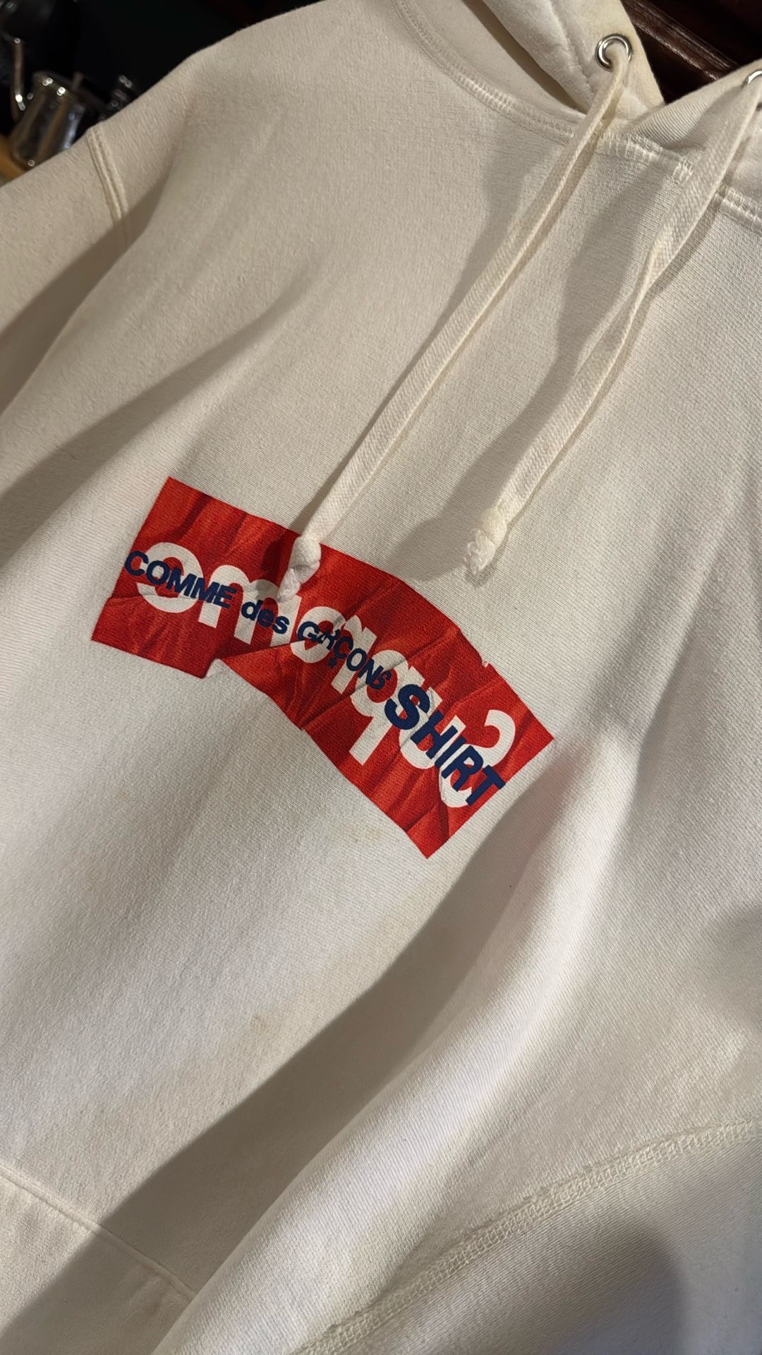 Supreme x CDG Hoodie Large