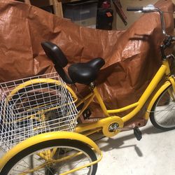 triple-decker bicycle