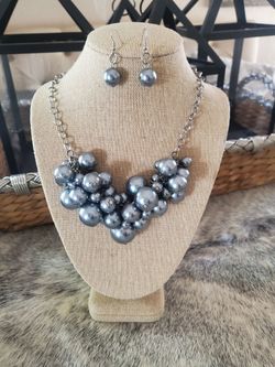 Statement Necklace and Earrings