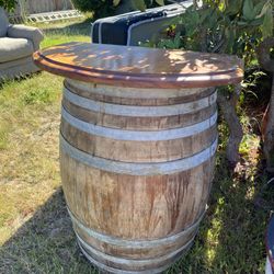 Bar Barrel Table