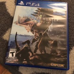 Monster Hunter World Ps4