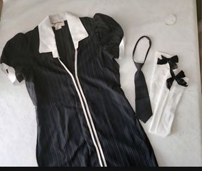 Pinstripe Costume Dress Set