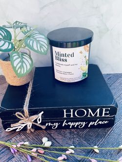Minted Bliss Hand Poured Scented Candle