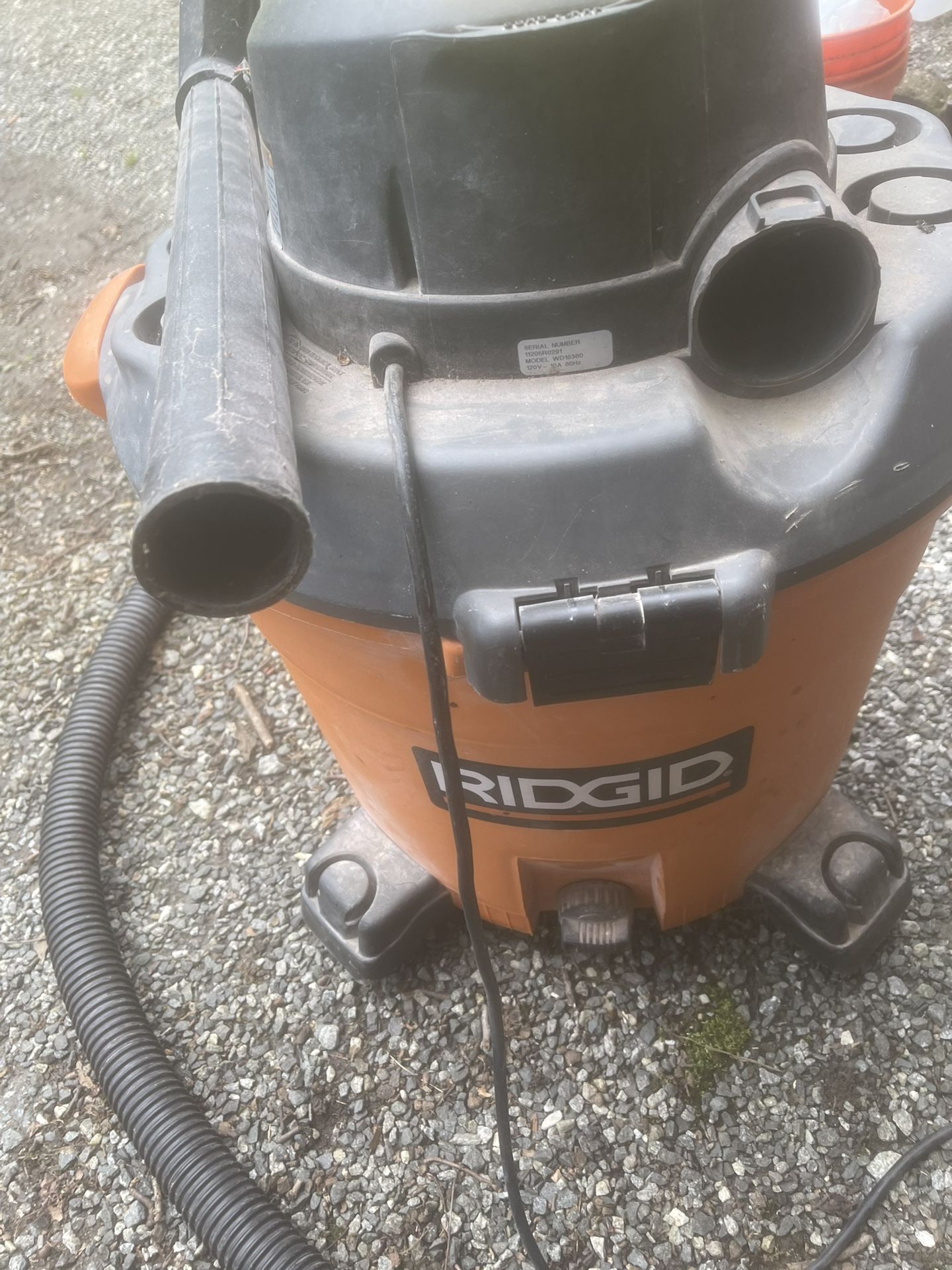 Rigid Wet/dry Vacuum 16 Gallon WORKS LIKE NEW!
