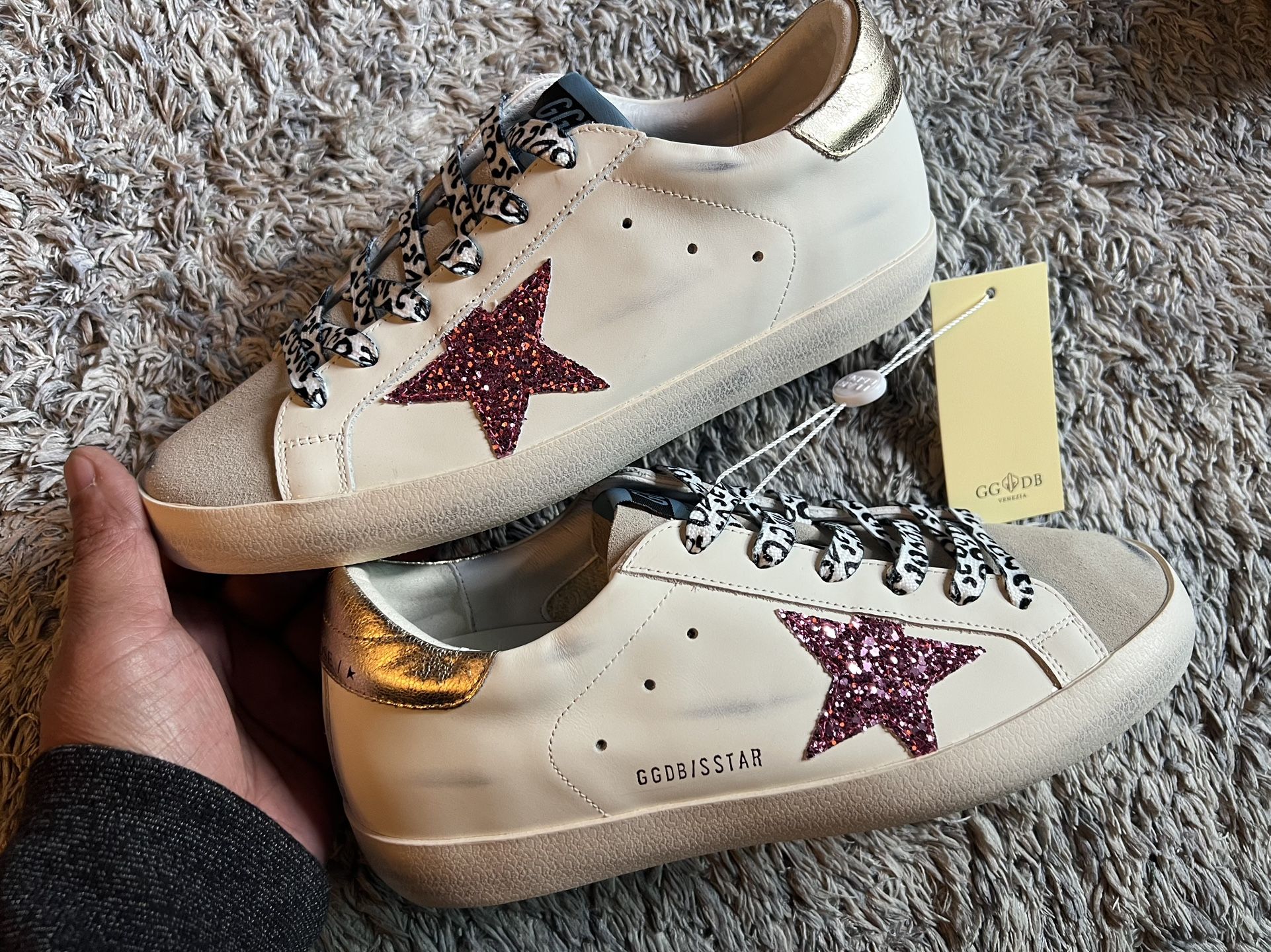 Golden Goose Super Star Low-Top, Size EU40 (Men’s 7~7.5US), B/new