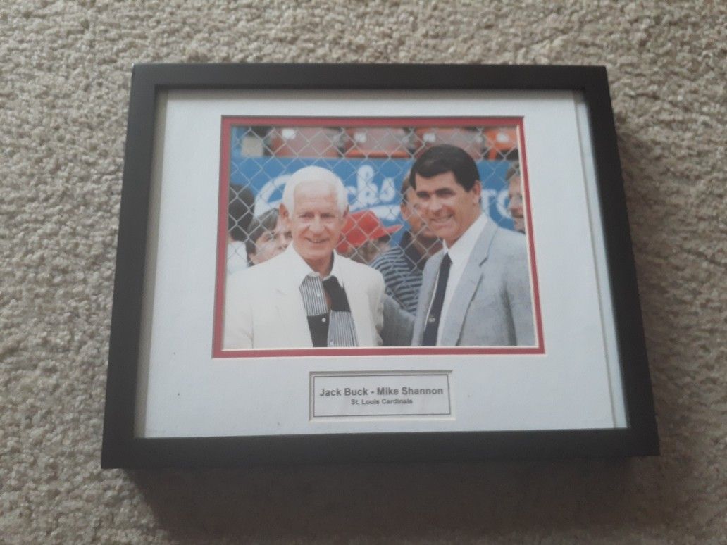 Mike Shannon Jack Buck Picture