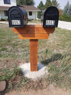 Mailboxs wood posts for sale