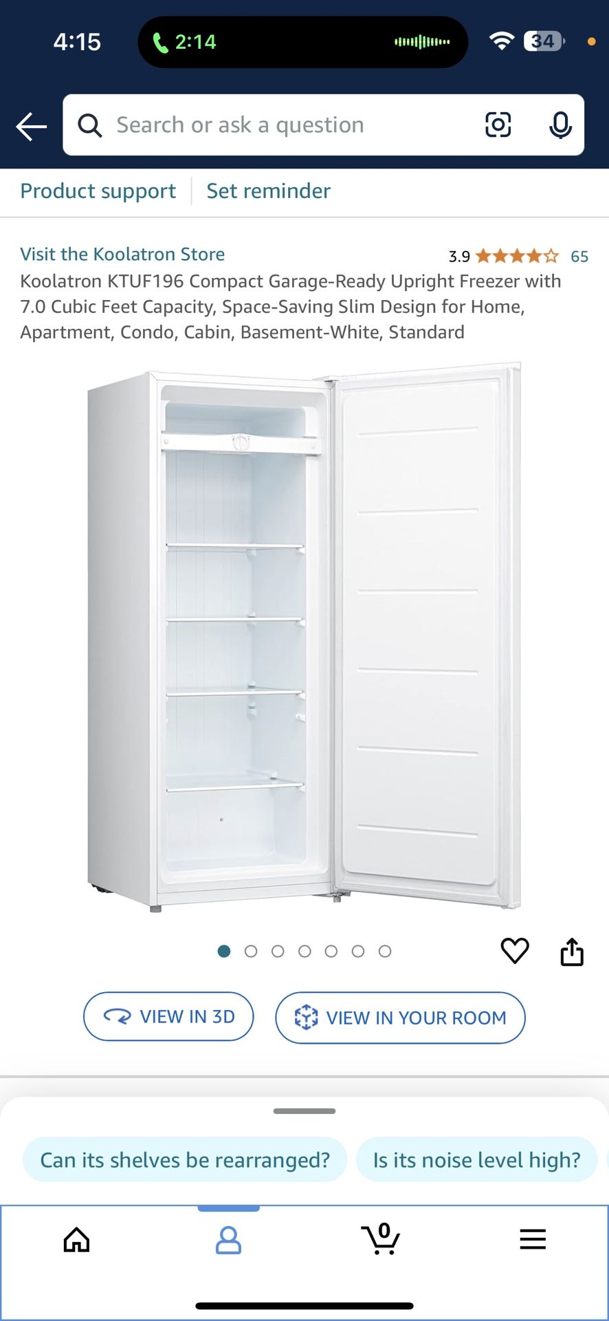 Upright Freezer
