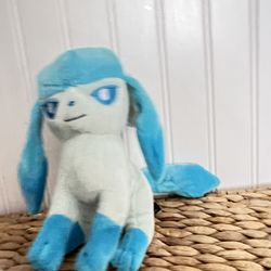 Glaceon Pokemon Center Plush - Lightly / Gently Used 7”