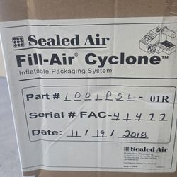 Fill Air Cyclone with bags.  (3 boxes)