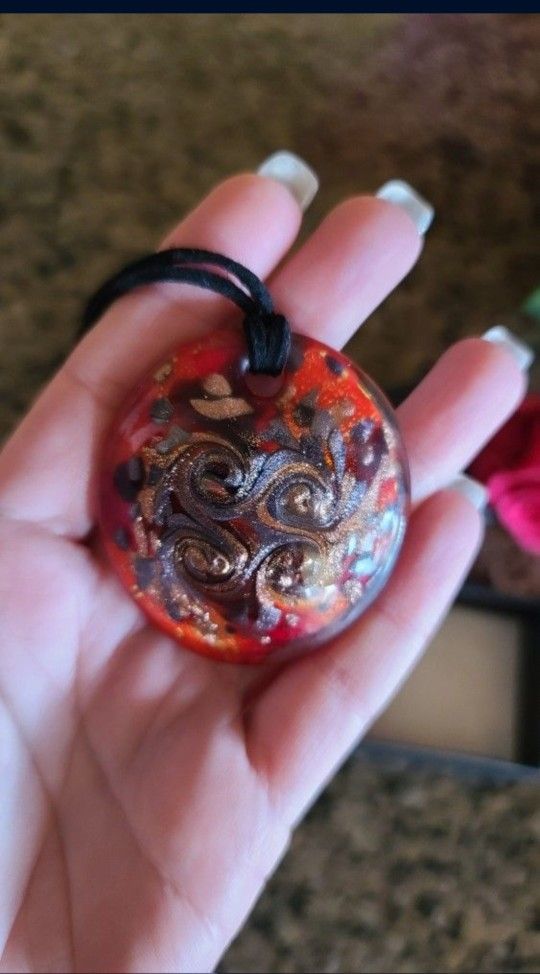 RED MURANO GLASS PENDANT