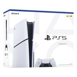 Ps5 slim with disc tray and 1 controller