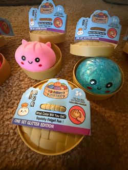 Rainbow misters dumpling squishy bun
