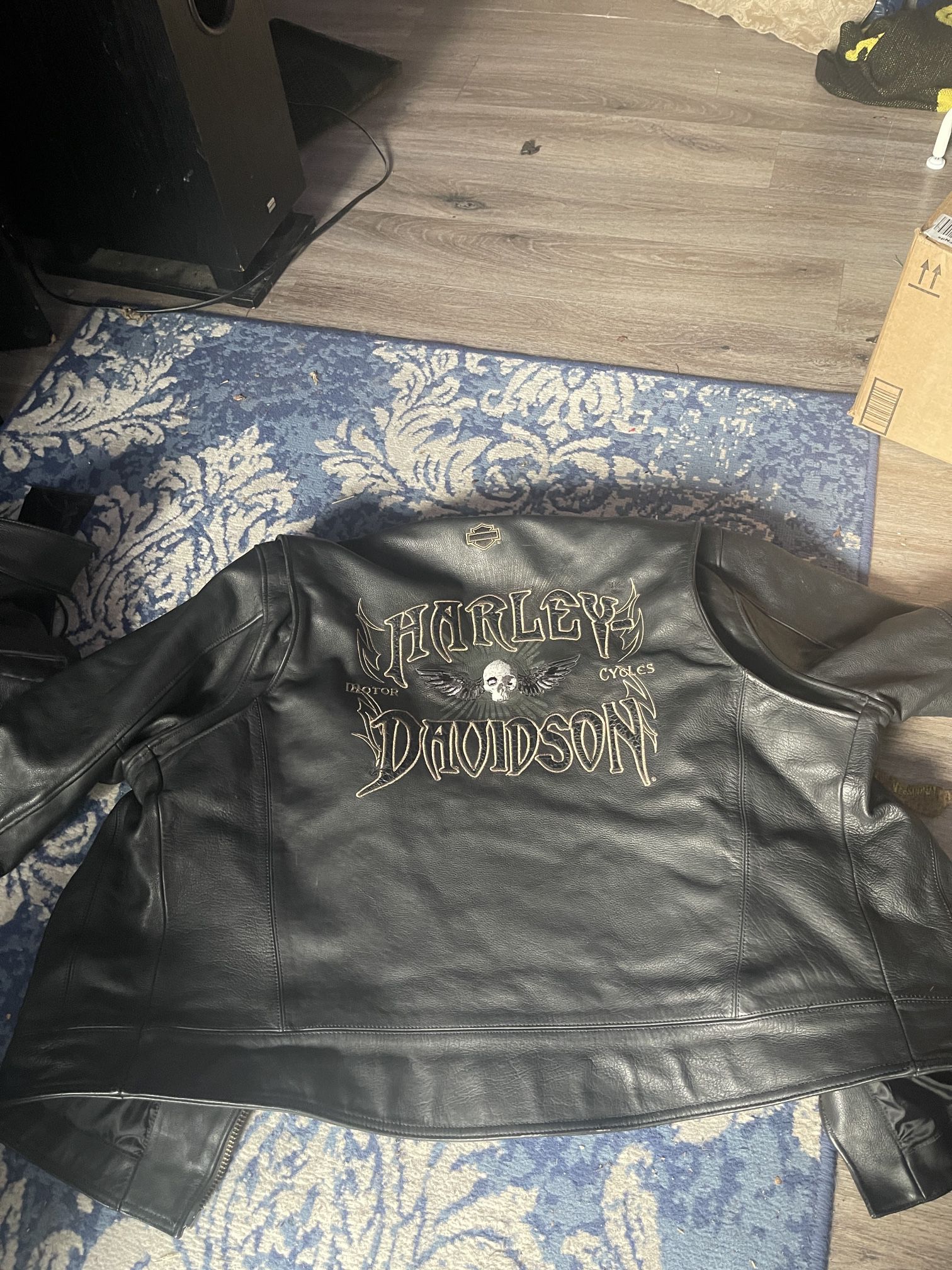 Genuine Harley Davidson Leather Jacket Size XXL