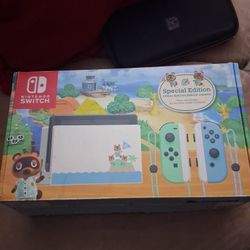 Nintendo switch special edition Animal crossing