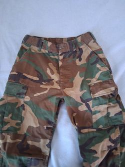 Vintage 1990s Army Cargo Camo pants small