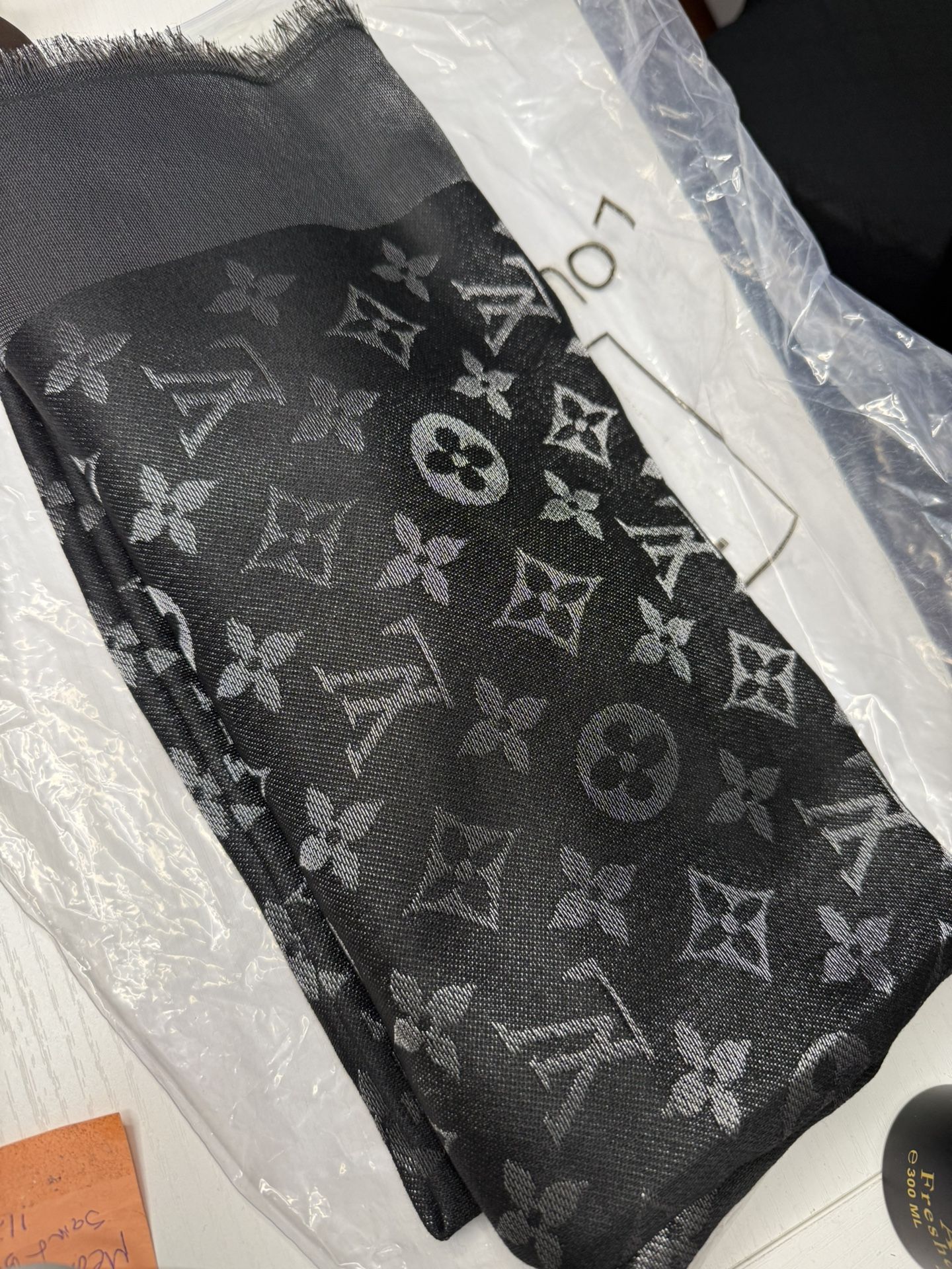 Black LV Scarf