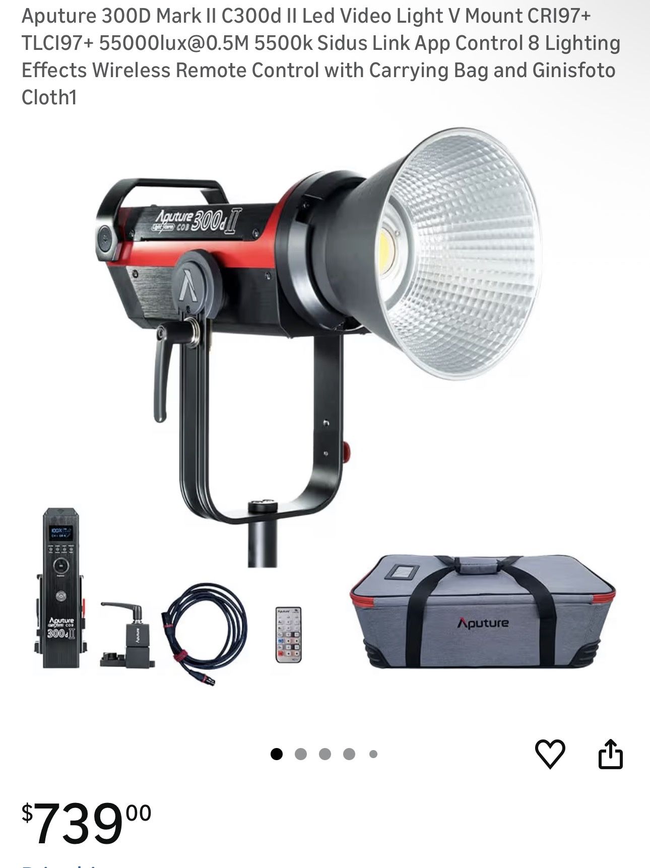 Aputure 300d Mark II β BRAND NEW! π₯