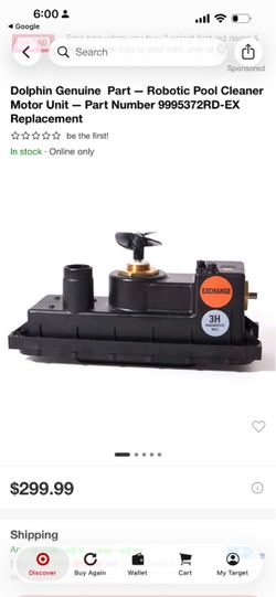 Dolphin Genuine Part — Robotic Pool Cleaner Motor Unit — Part Number (contact info removed)RD-EX Replacement