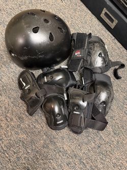 Skateboard Helmet and pads