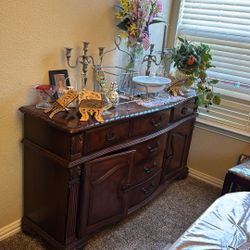 Wood Dining Server Buffet Table