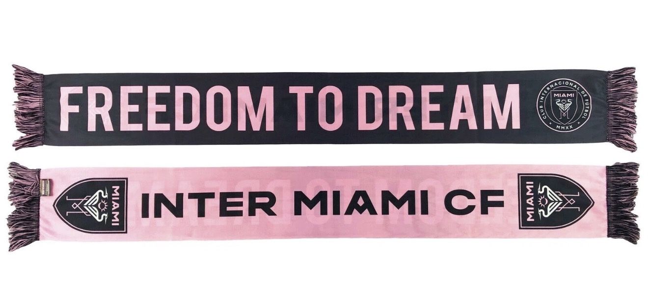 •NWT Inter Miami CF Pink Scarf
