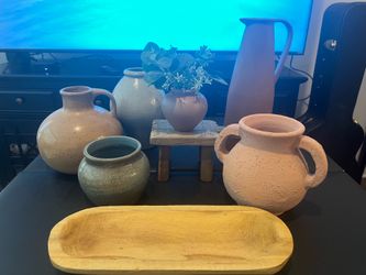 MOVING SALE! Modern Pottery Decor BUNDLE