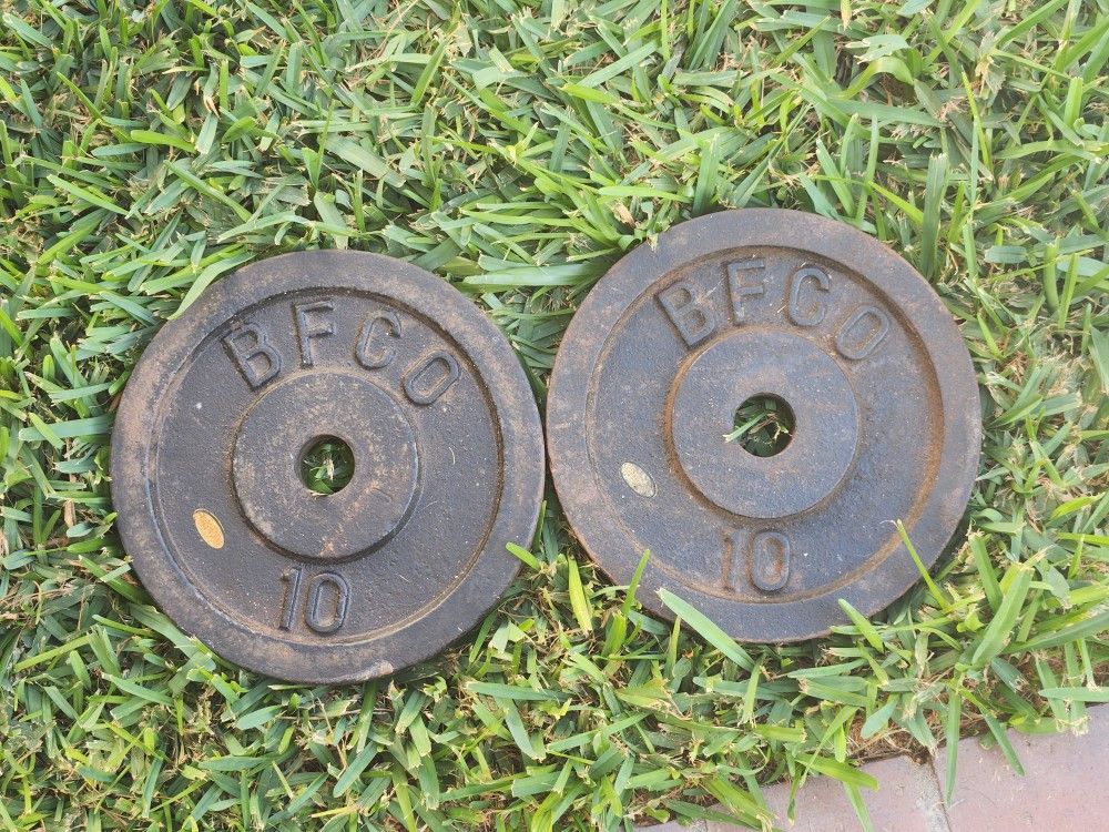 Vintage 2 BFCO 10 Lbs Weights