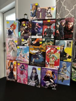 Anime Figures! Demon Slayer, Dragon Ball Z/super Sword Art Online One Piece
