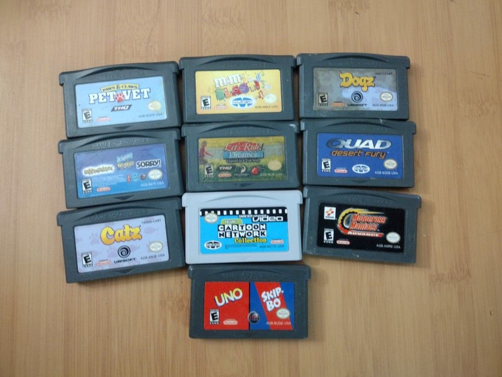 Game Boy Advance Games!!!