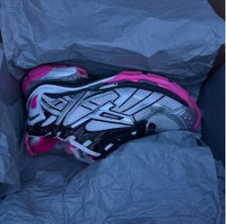 Balenciaga Pink Silver Runner