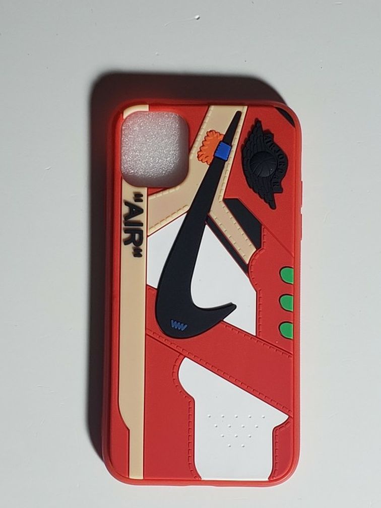 iPhone 11 Sneaker Silicone Protective Case Red