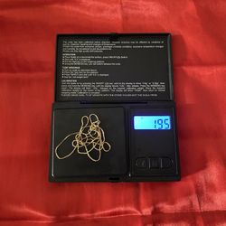 14K Italy Yellow Gold Box Link Chain