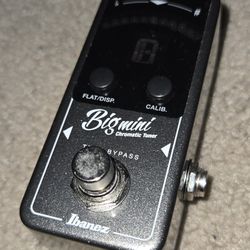 Ibanez Big Mini Guitar Tuner Pedal