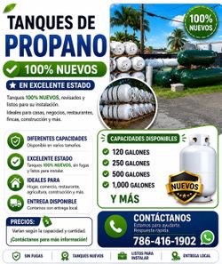 We make installations and sell gas tanks