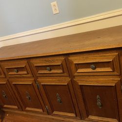 wood buffet 