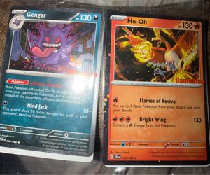 Pokemon TCG Gengar & Ho- Oh GameStop Stamped Promos
