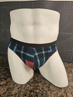 Men Briefs (Squares And Lines )