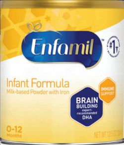 Baby Formula, Enfamil.