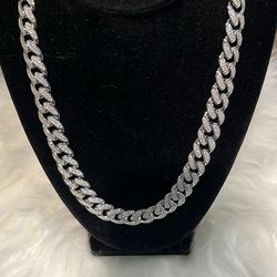 925 Silver Solid Necklace 20 Inch