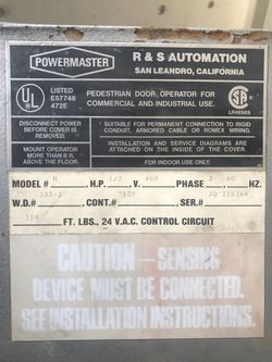 Tool up door opener