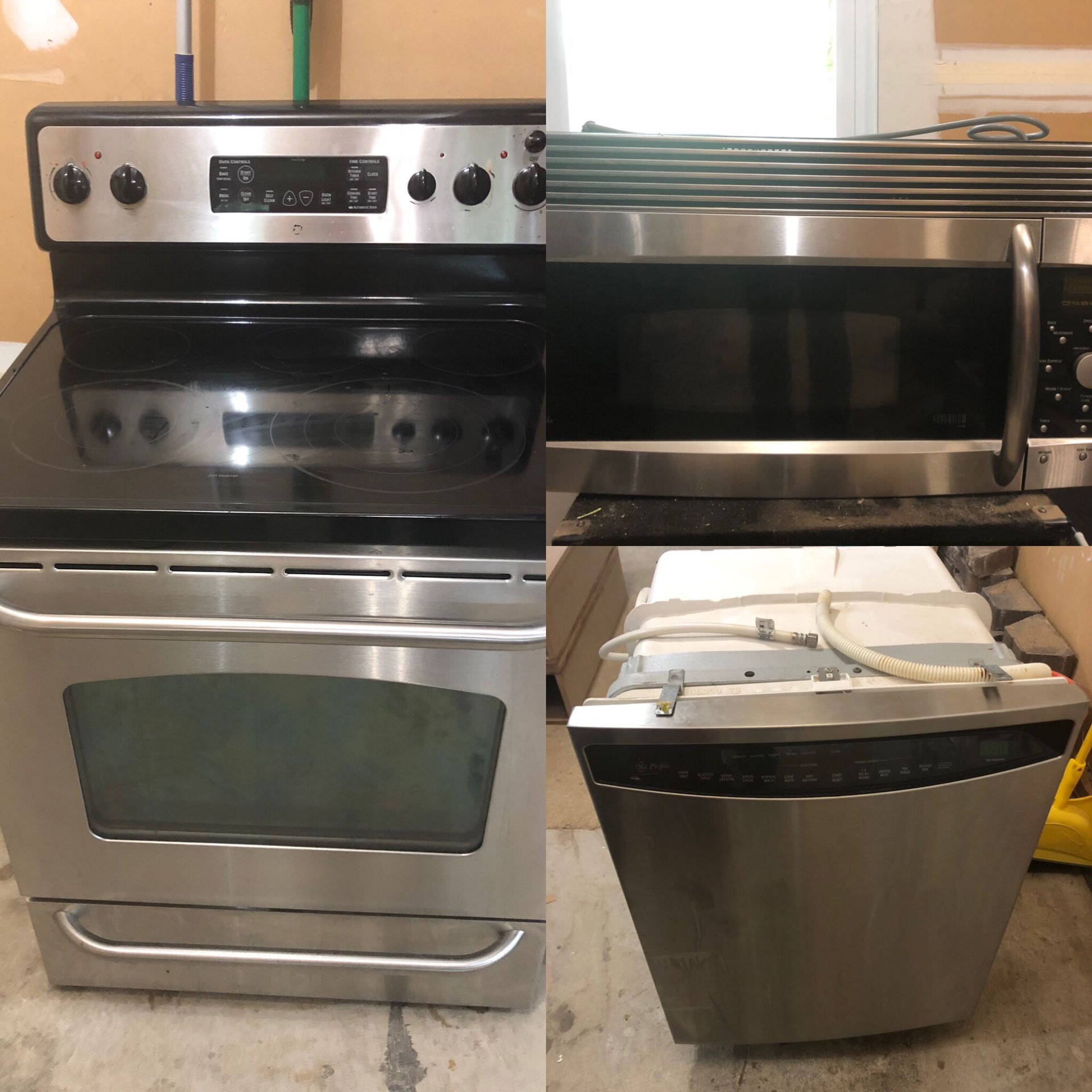 Stainless Steel Kitchen Appliance Set (Used)