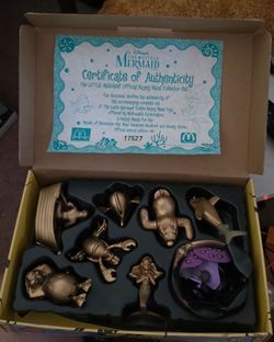 McDonald's Little Mermaid Golden Happy Meal Collector Set 1997