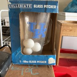 UK Glass Pitcher 