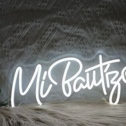 “Mi Bautizo “ Neon Sign $15 