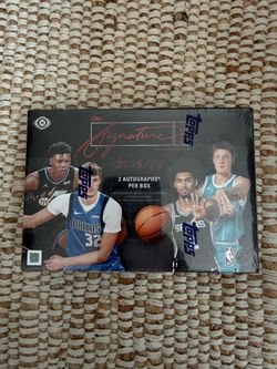 NBA Topps Signature Class Hobby Box (Cooper Flagg, Dylan Harper, etc)