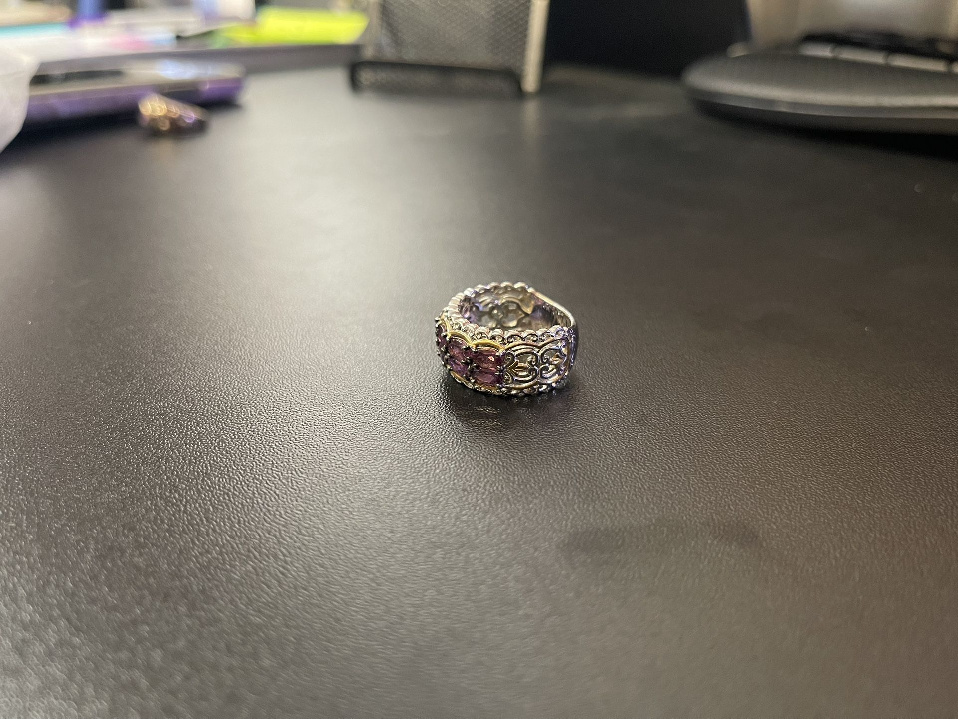 Silver And Gold Ring