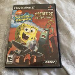 SpongeBob SquarePants Creature From The Krusty Krab Ps2